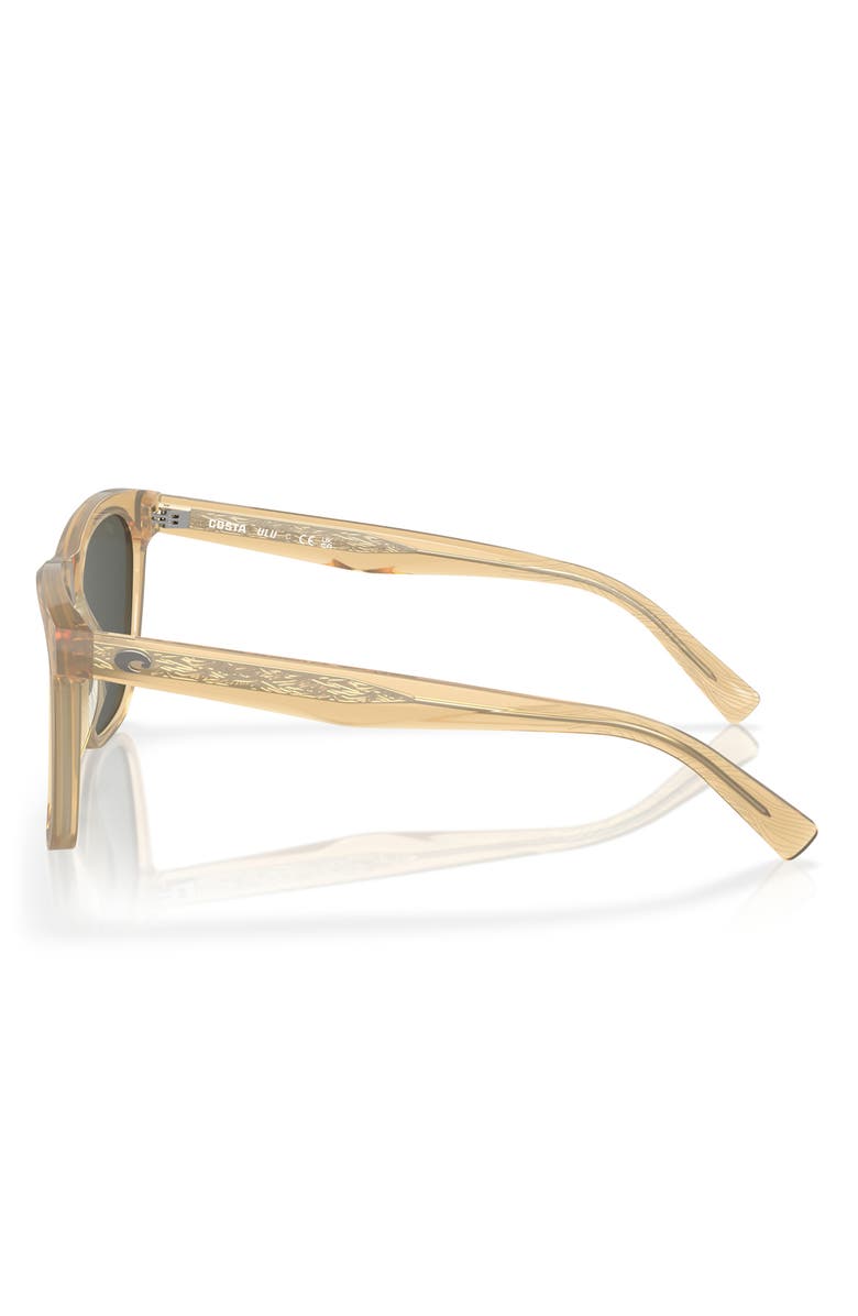 Costa Del Mar Ulu 56mm Square Sunglasses, Alternate, color, Sun Coral/ Gray