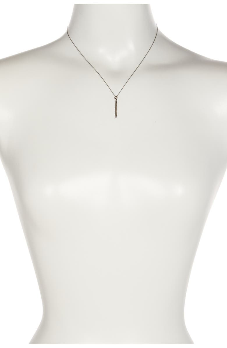 Adornia Champagne Diamond Spike Pendant Necklace - 0.10 ctw, Alternate, color, 