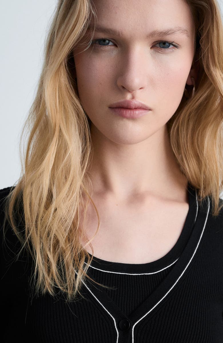 MANGO V-Neck Cardigan, Alternate, color,