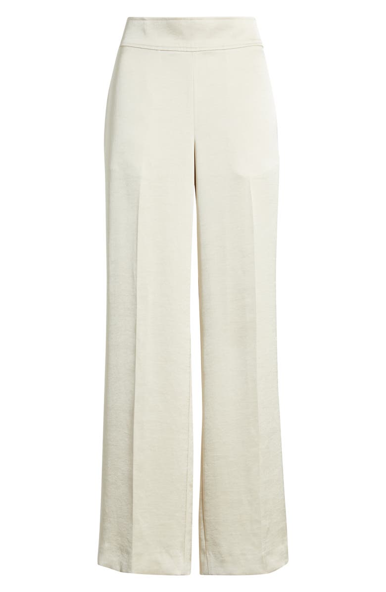 Anne Klein High Waist Pull-On Wide Leg Pants, Alternate, color, 