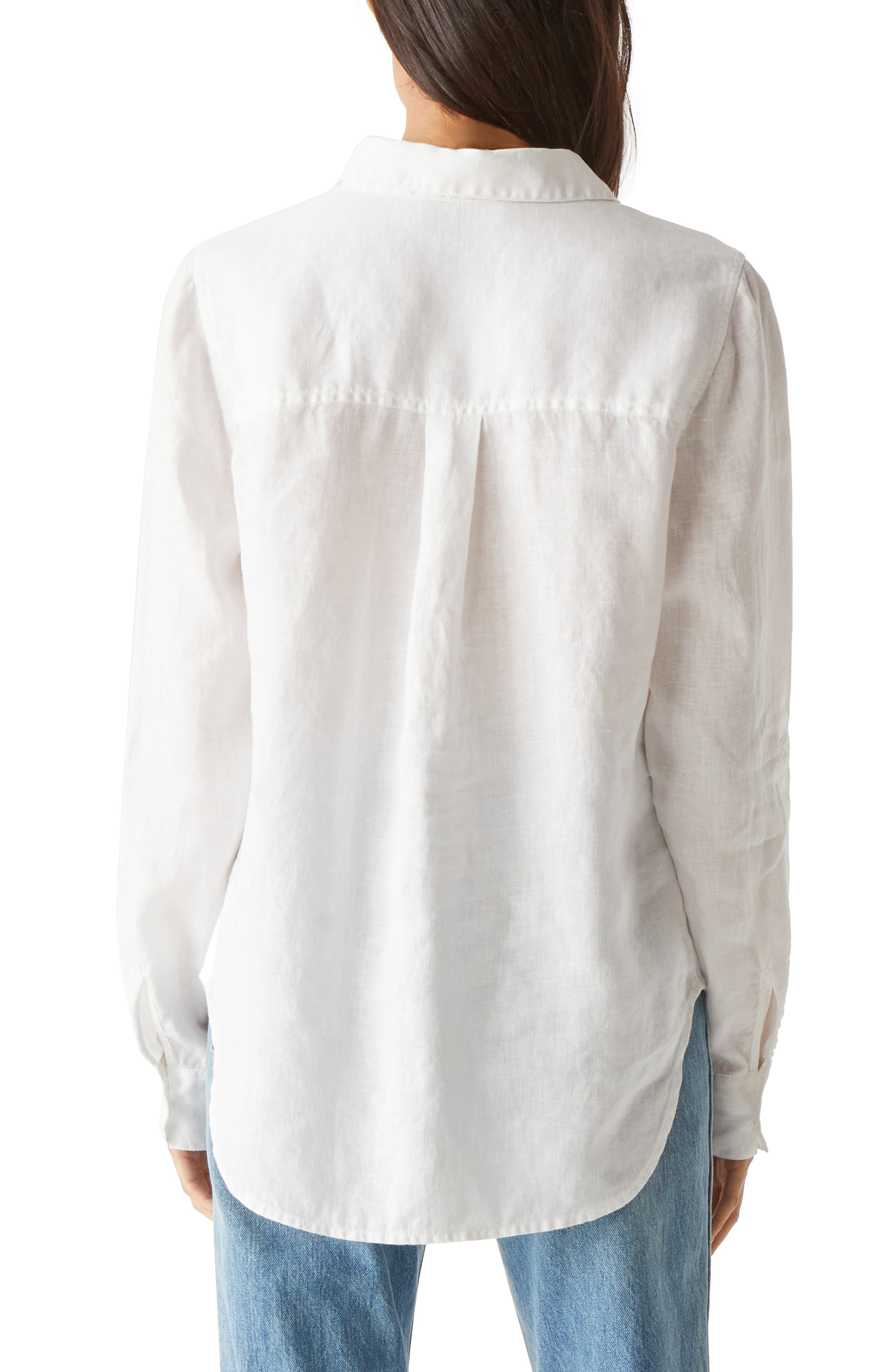 Spencer Linen Button-Up Shirt - image 2