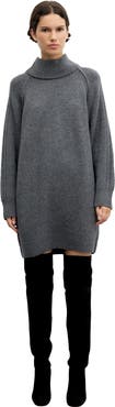 GERARD DAREL Cris Roll Neck Sweater Dress