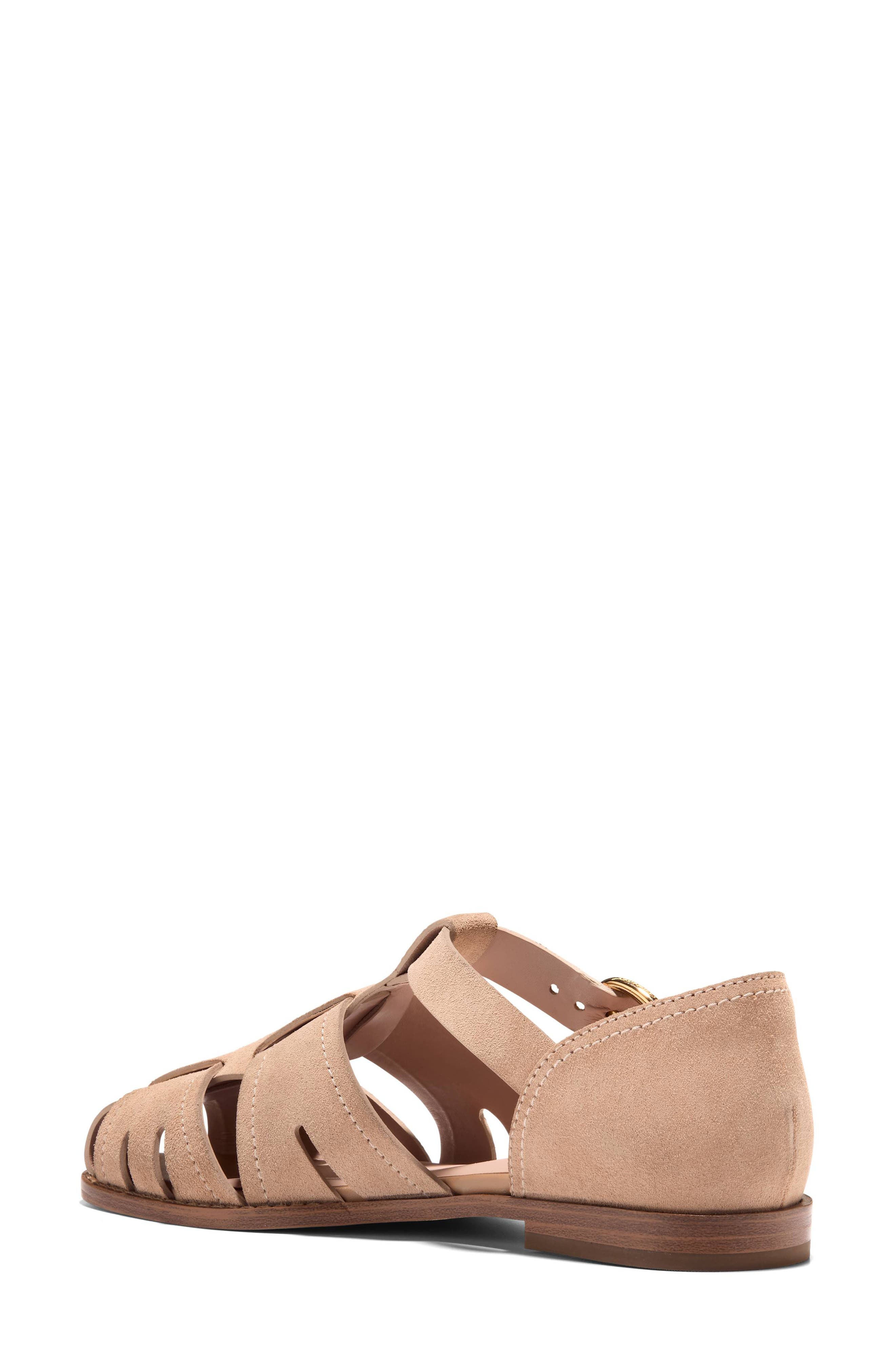 Rosabella Fishmerman Sandal, Alternate, color, CH TUSCAN SAND SUEDE