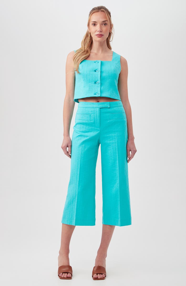 Trina Turk Refreshment 2 Top, Alternate, color, Oceano