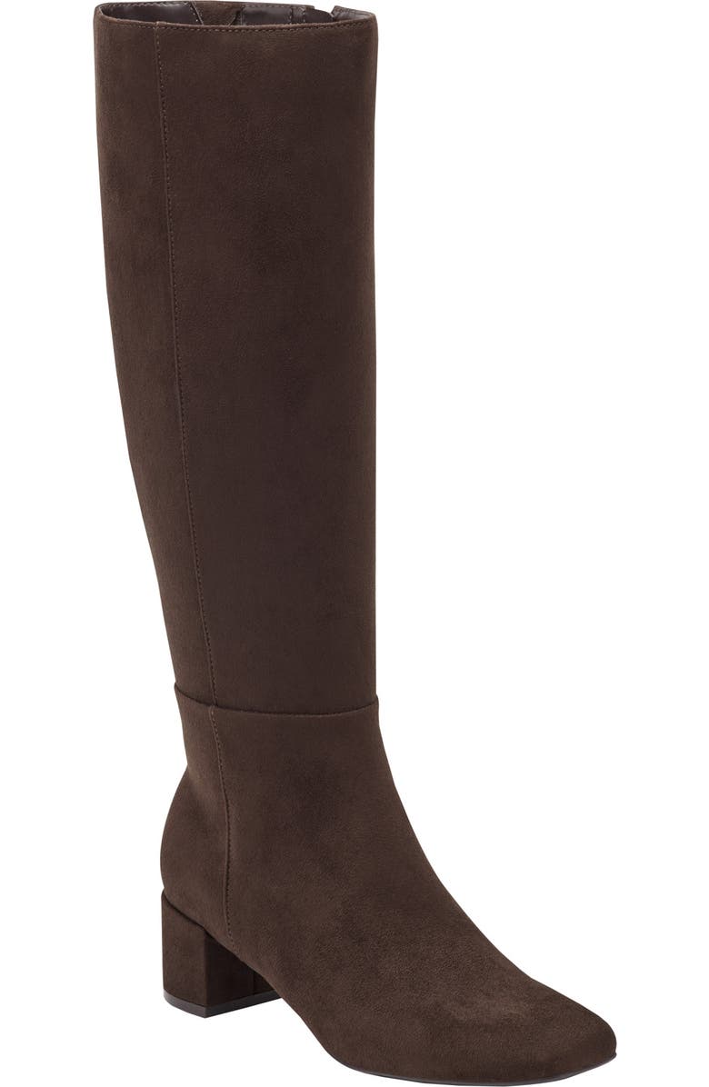 Bandolino Addyson Knee High Boot, Main, color, Dark Brown