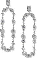 Nadri Everleigh Cubic Zirconia Frontal Swing Earrings