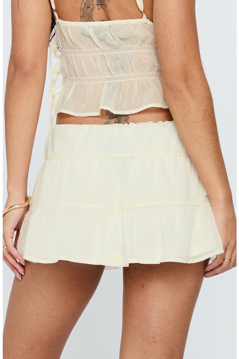 Just My Nature Halter Top & Miniskirt Set, Alternate, color, CREAM