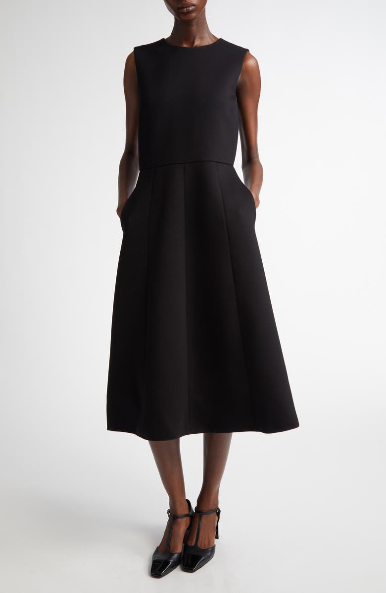 Max Mara Zigote Sleeveless Jersey A-Line Dress, Main, color,