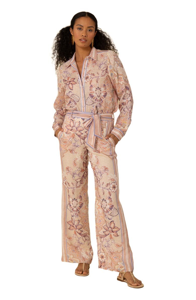 Halebob Fernanda Linen Pant, Main, color, 