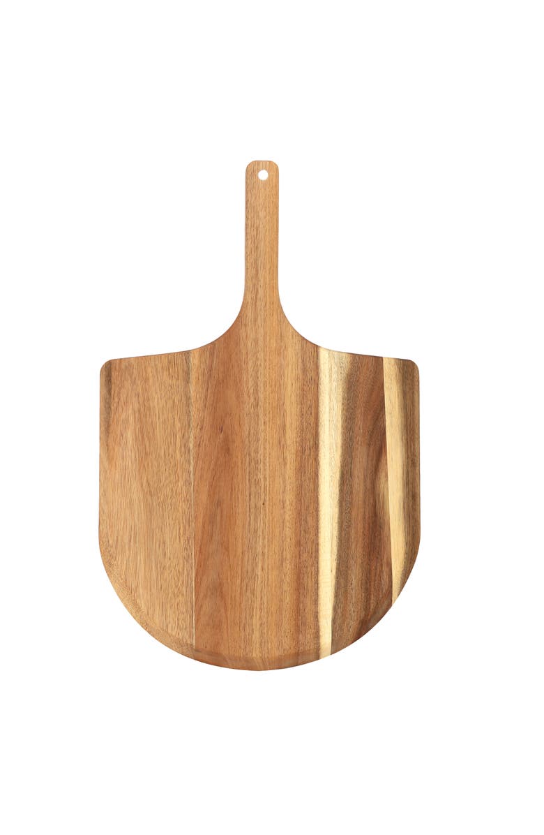 Megachef Acacia Wood Pizza Peel and Serving Board, Alternate, color, Acacia