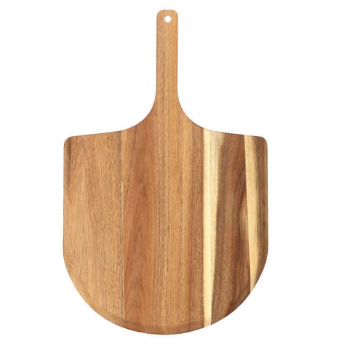 Megachef Acacia Wood Pizza Peel And Serving Board In Brown