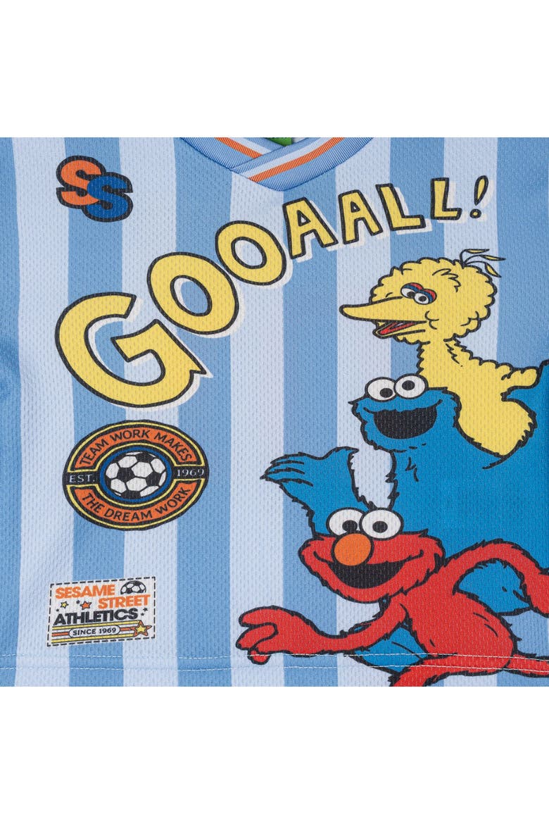 Short Sleeve Soccer Jersey, Alternate, color, Light Blue Stripe