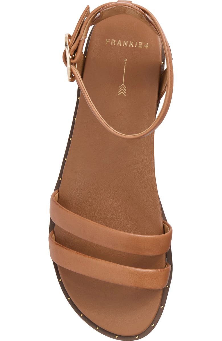 FRANKIE4 Patterson Ankle Strap Sandal, Alternate, color, Tan