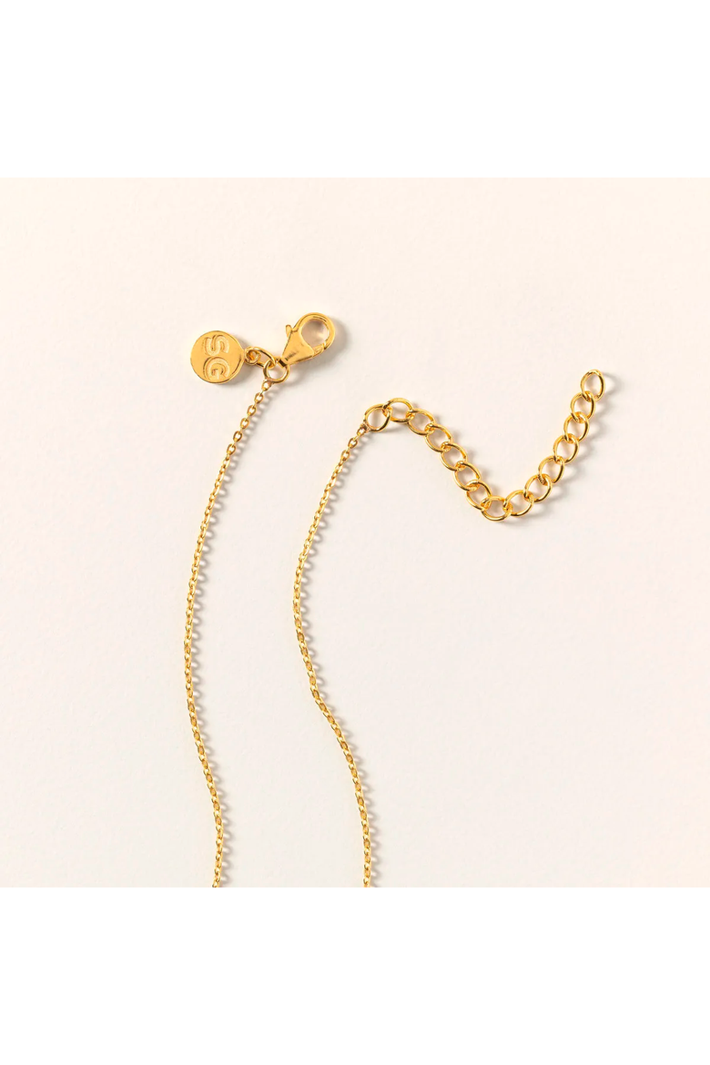 Sliced Raw Diamond Crescent Necklace by Shana Gulati, Alternate, color, Gold