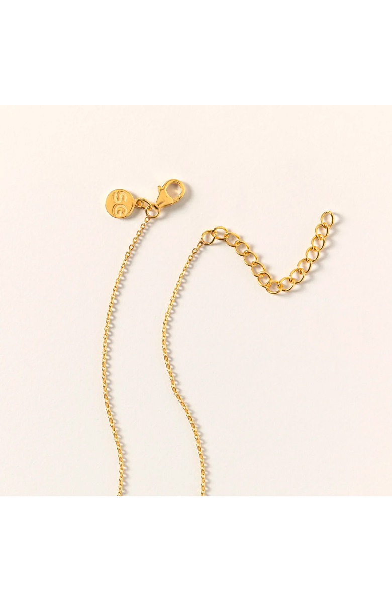 Uncommon Goods Sliced Raw Diamond Crescent Necklace by Shana Gulati, Alternate, color, Gold