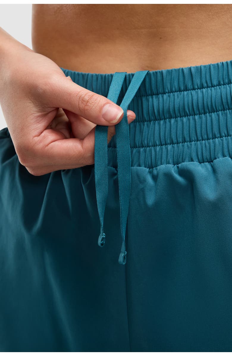 Peloton High Rise 3" Run Short, Alternate, color, Dark Teal