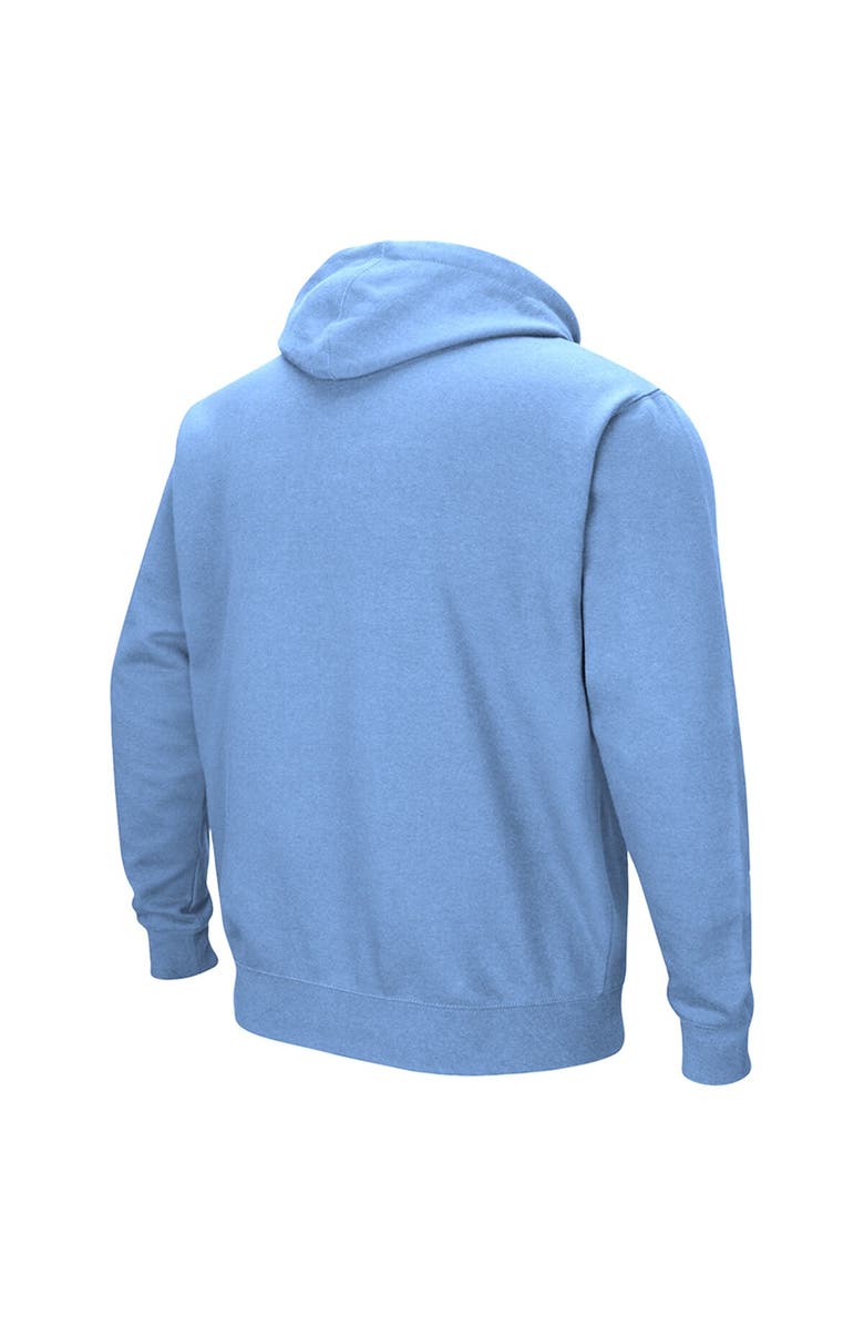 COLOSSEUM Men's Colosseum Light Blue Rhode Island Rams Arch & Logo 3.0 Pullover Hoodie, Alternate, color, Light Blue