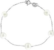 EFFY Sterling Silver & 6-7mm Cultured Freshwater Pearl Bracelet