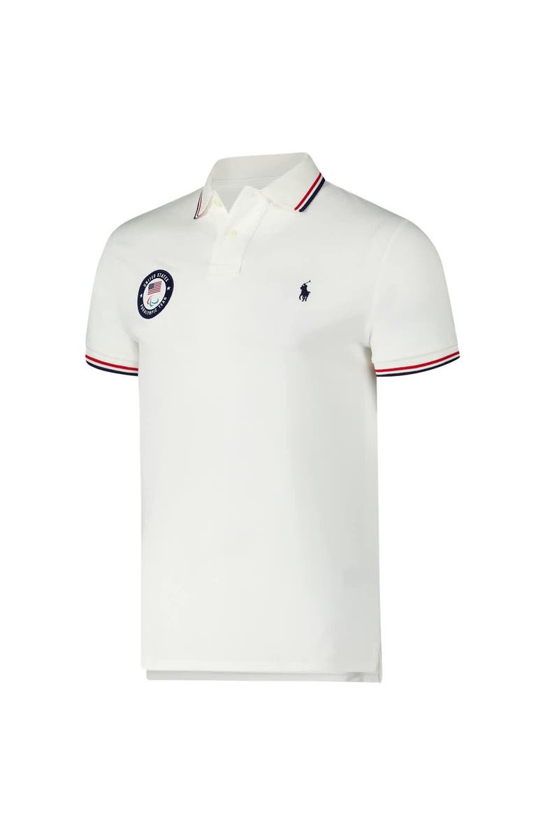 Polo Ralph Lauren Men's Polo Ralph Lauren White U.S. Paralympics Villagewear Polo, Alternate, color, White