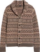 Rails Kallio Fair Isle Merino Wool Blend Cardigan