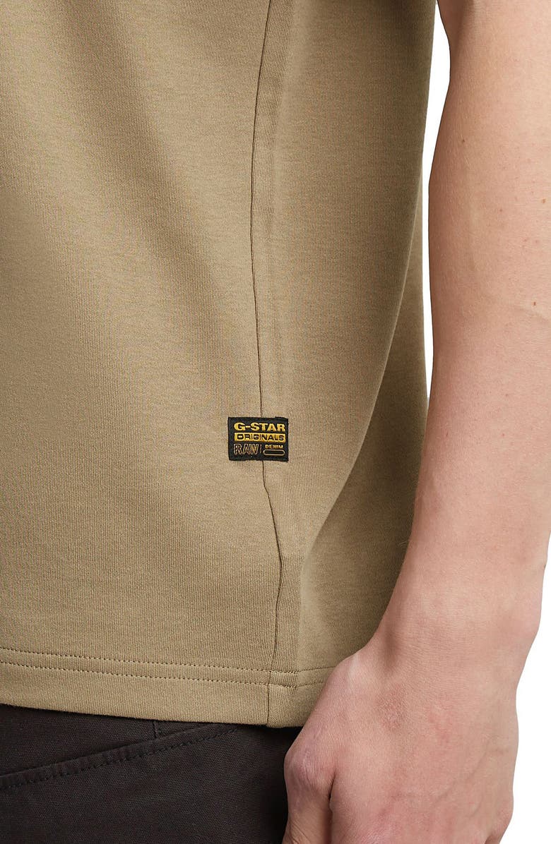 G-STAR Script Organic Cotton Graphic T-Shirt, Alternate, color, Safari