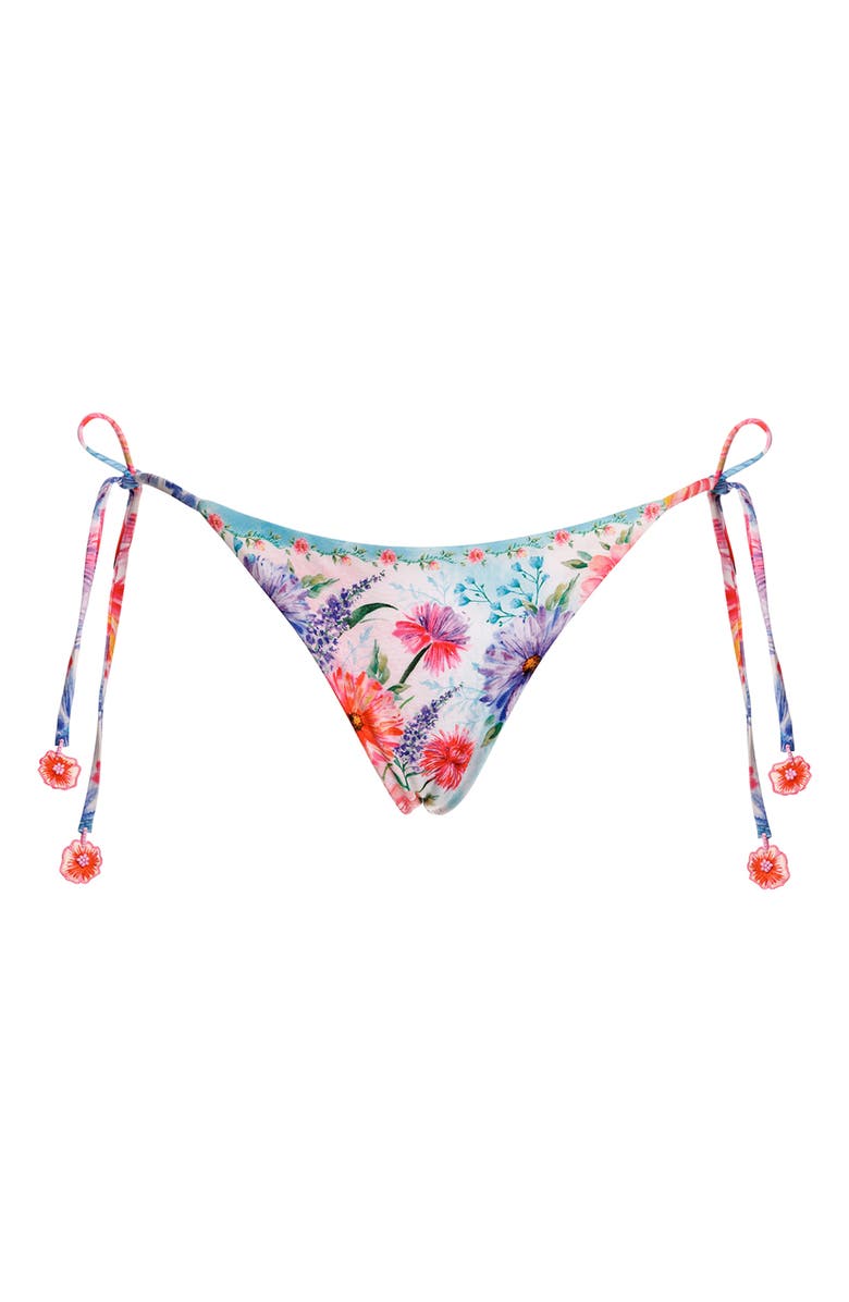 Agua Bendita Alegria Chroma Bikini Bottoms, Alternate, color, White Multicolor