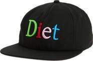 DIET STARTS MONDAY Apple Embroidered Baseball Hat