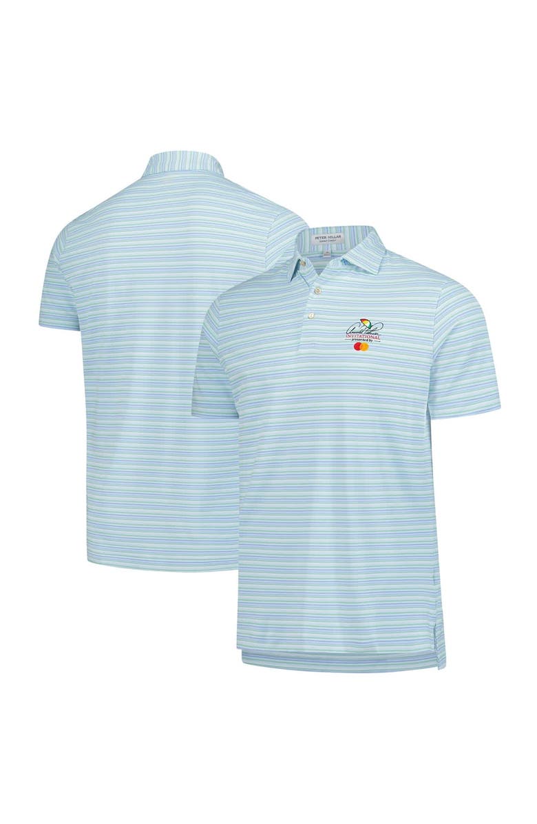 Peter Millar Men's Peter Millar  Light Blue Arnold Palmer Invitational Atrium Performance Polo, Main, color, 