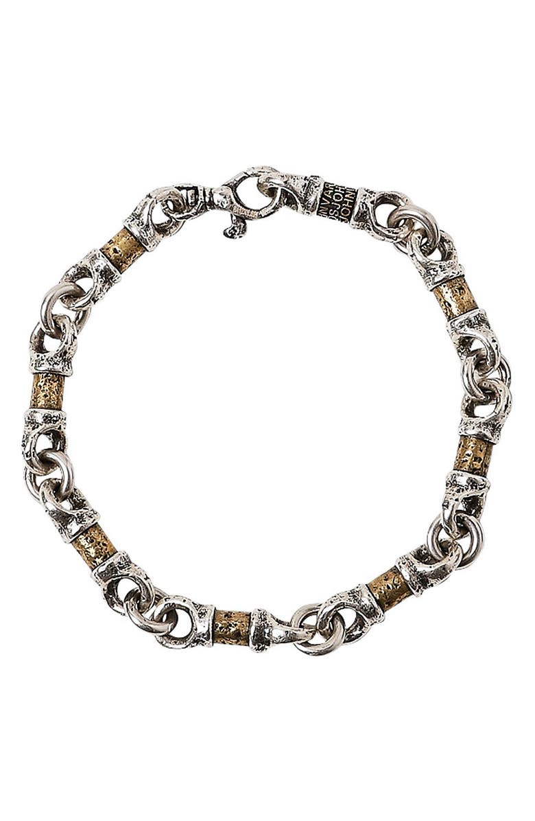 John Varvatos Mixed Link Bracelet, Main, color, 