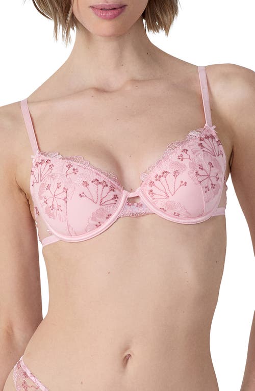 Etam Flowers N°4 Classique Underwire Bra In Powder Pink