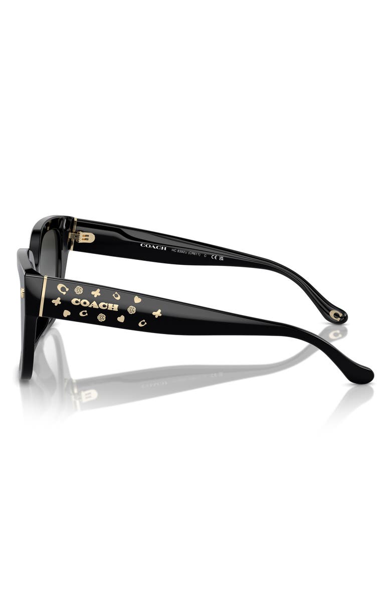 COACH 53mm Gradient Square Sunglasses, Alternate, color,
