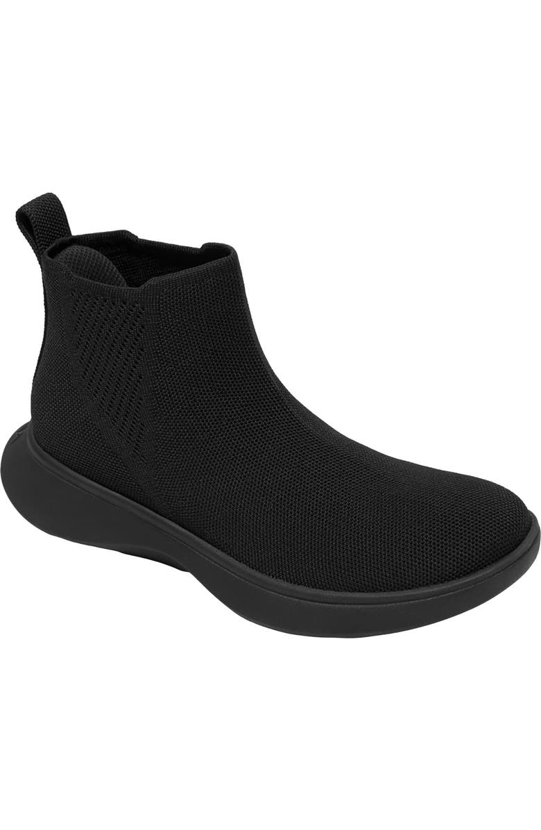 VIVAIA Round-Toe Slip-On Sneaker Boots, Alternate, color, Solid Black