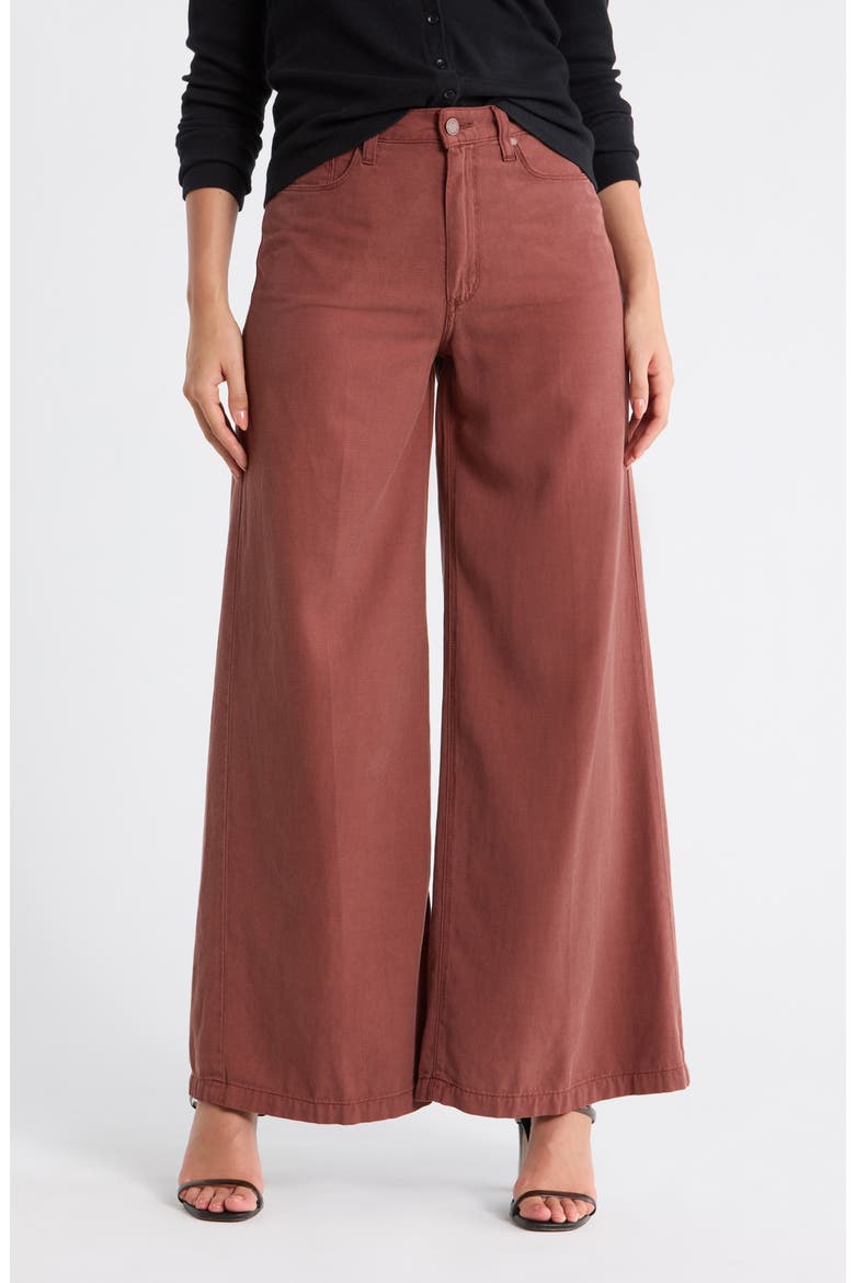 Lennie Wide Leg Jeans, Main, color, BRICKTONE