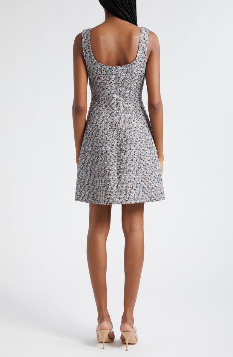 Veronica Beard Delphine Tweed Fit & Flare Minidress, Alternate, color,