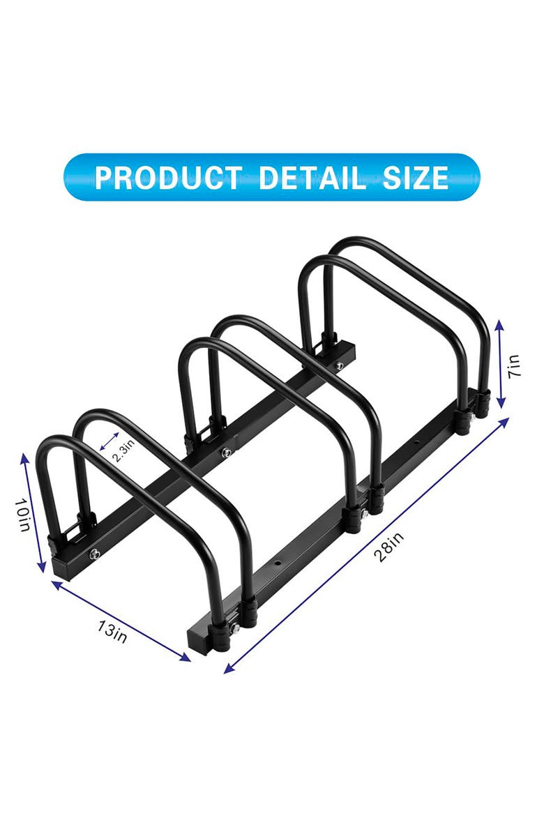 Trimate Bike Rack Stand, Alternate, color, Black