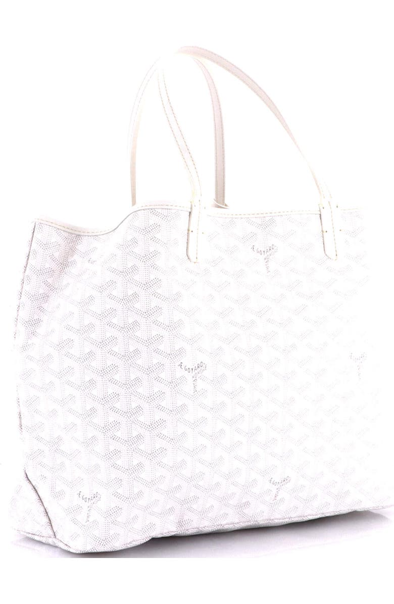 Pre-Owned Goyard Saint Louis Tote Coated Canvas PM, Alternate, color, White