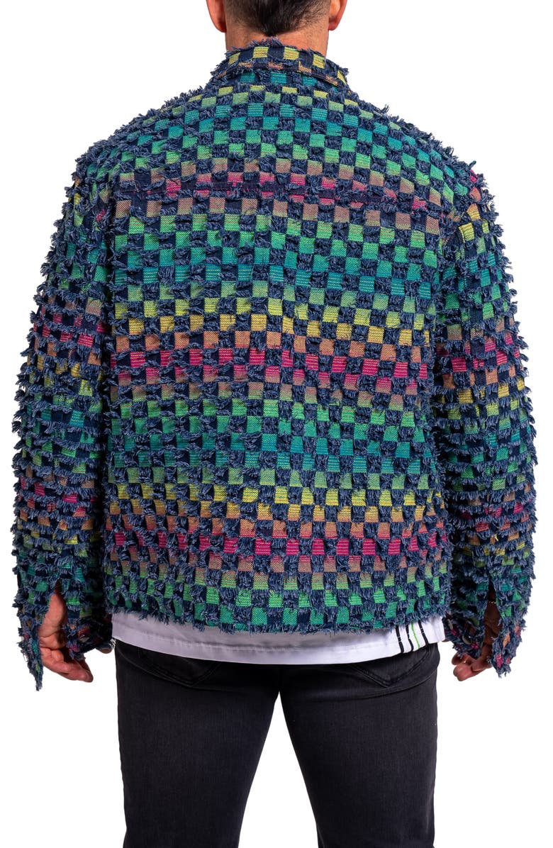 Maceoo Ascension 0015 Lined Denim Jacket, Alternate, color, Green