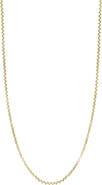 Bony Levy Men's 14K Gold Box Chain Necklace