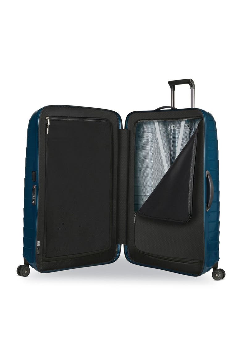 Proxis Hardside 30" X-Large Checked Spinner Luggage, Alternate, color, Petrol Blue