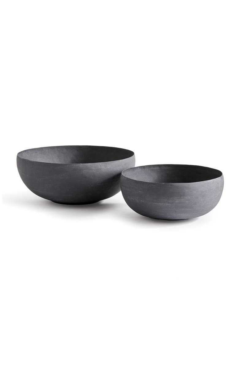 Napa Home & Garden Terrazza Decorative Bowls Set of 2, Main, color, Gray