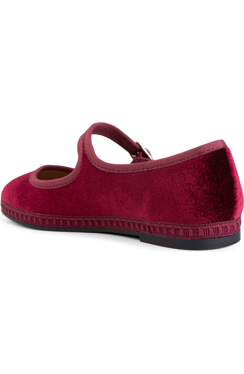 Me Too Gamma Ballet Flat, Alternate, color, Dark Wine