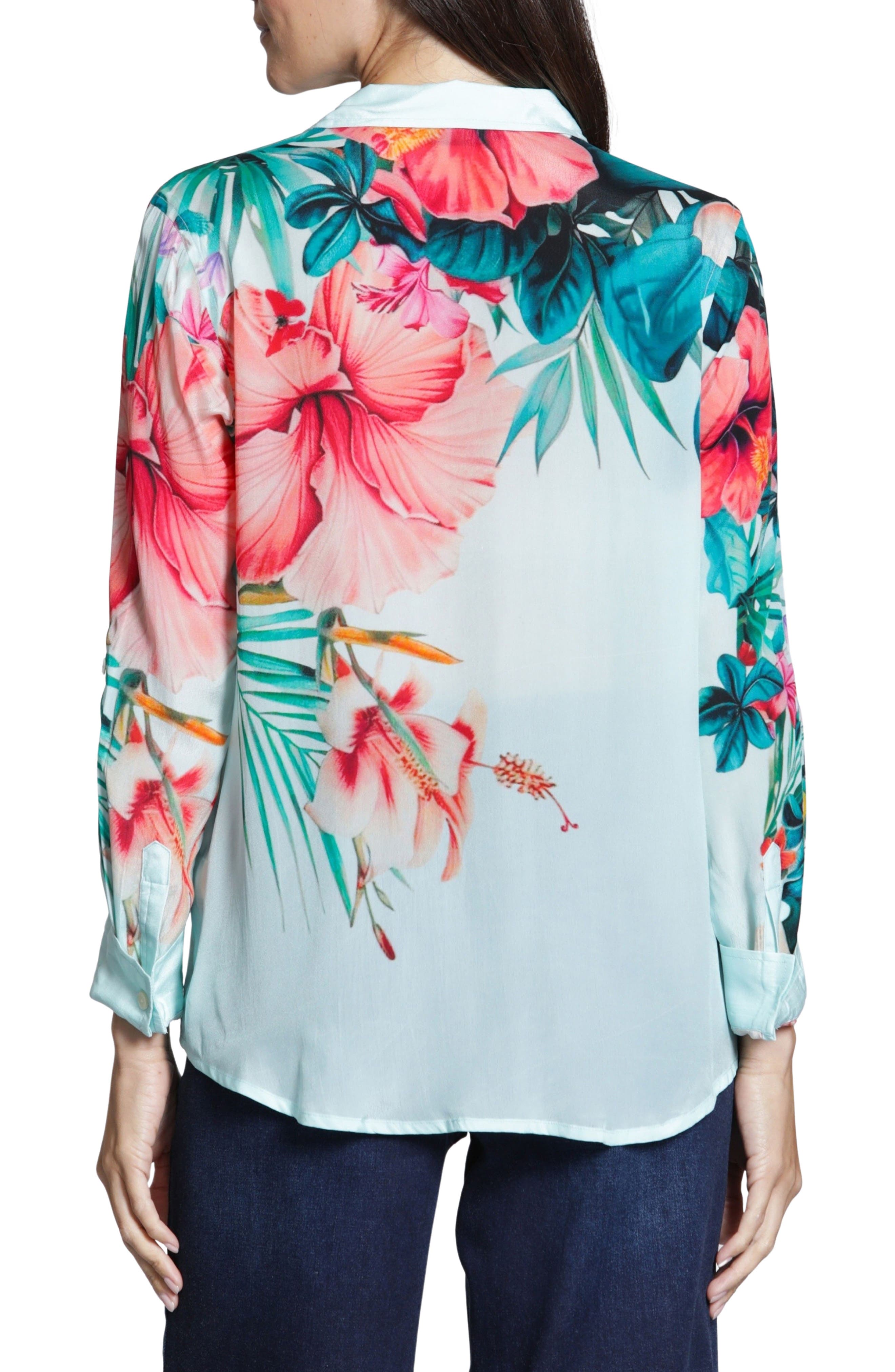 Floral Button-Up Shirt - image 2