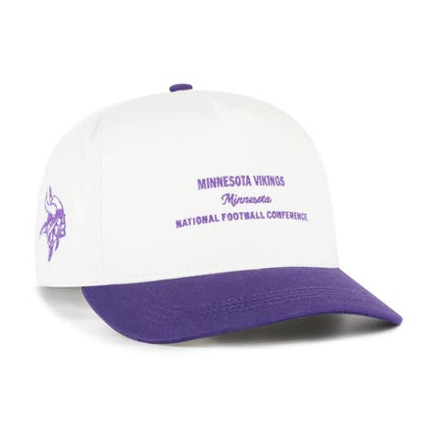 Men's '47  White Minnesota Vikings Contemporary Two-Tone Hitch Adjustable Hat