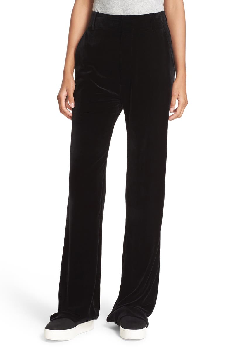 Vince Wide Leg Velvet Trousers, Main, color, 