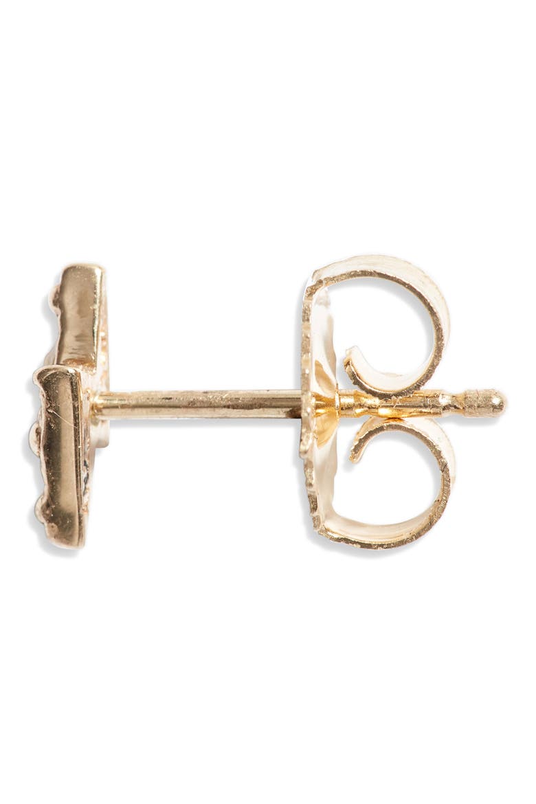 Celestial Lightning Bolt Stud Earrings, Alternate, color, GOLD