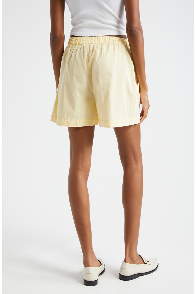 Cotton Poplin Shorts, Alternate, color, ALMOND