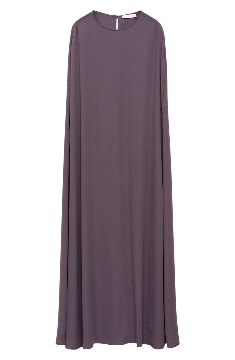 MANGO Cape Maxi Dress, Main, color, 