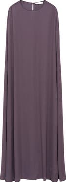 MANGO Cape Maxi Dress