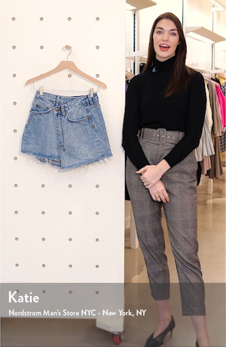 Rap Crossover Denim Miniskirt, sales video thumbnail