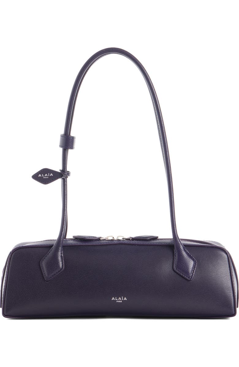 Alaïa Le Teckel Medium Shoulder Bag, Main, color, Aubergine